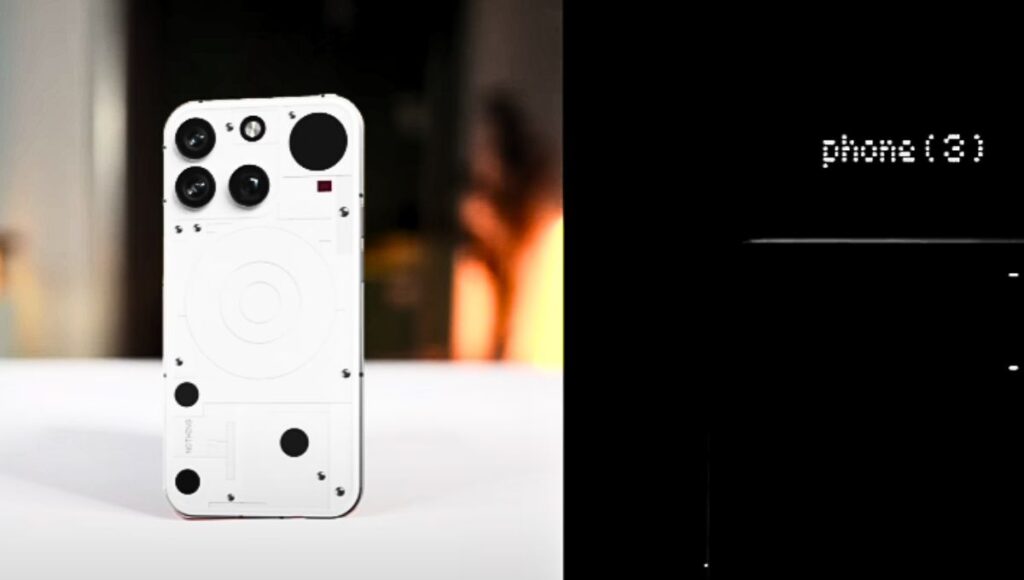 Nothing Phone 3 design